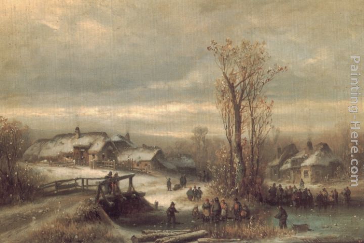 Muhle an Der Sempt in Oberbayern painting - Anton Doll Muhle an Der Sempt in Oberbayern art painting
